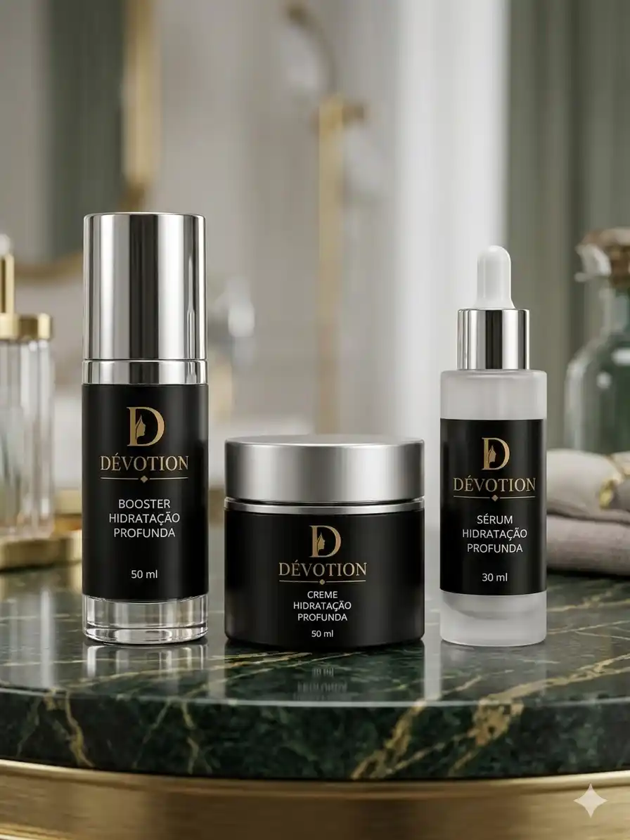 Linha Hidratação — Água, minerais, frescura prolongada