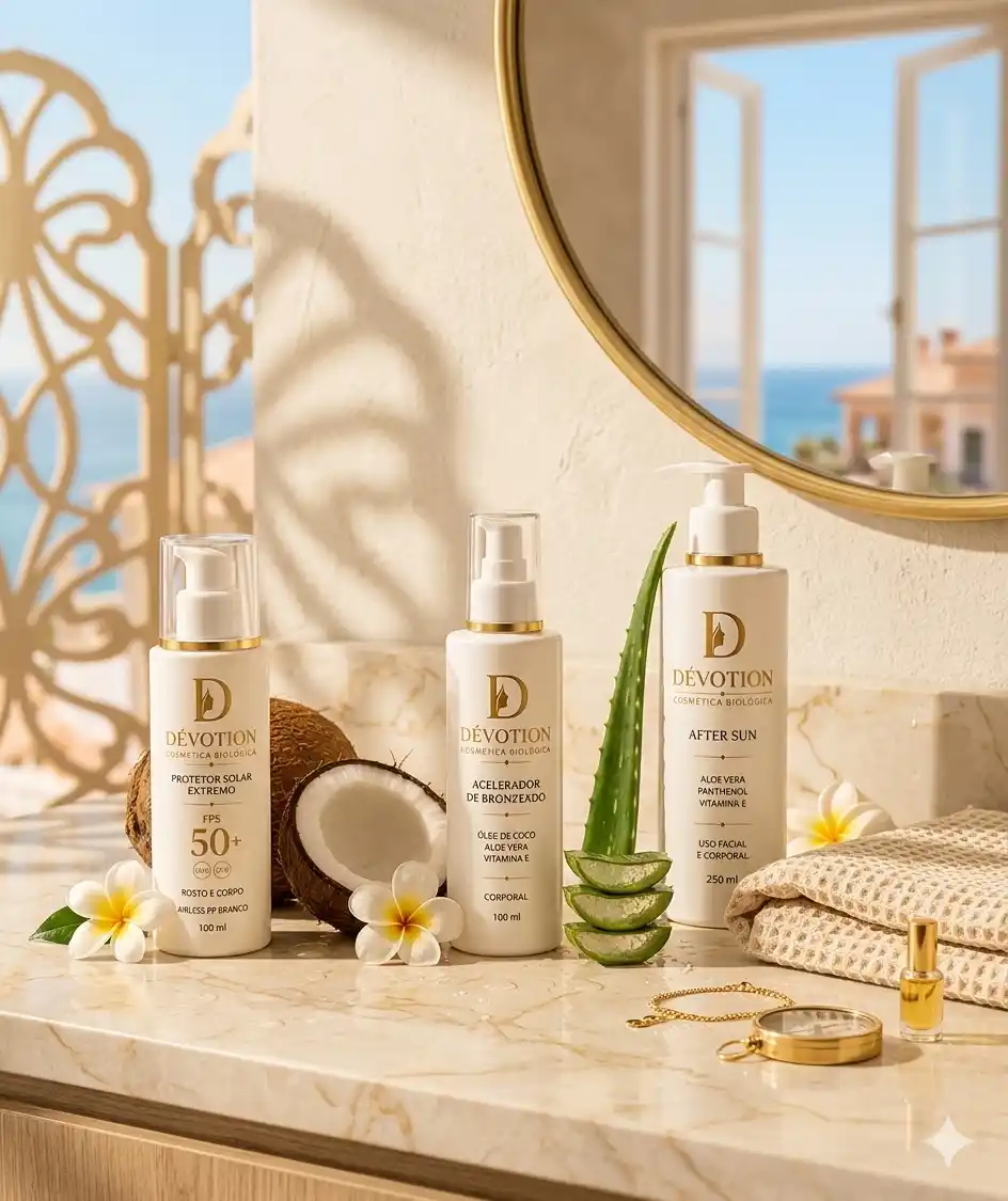 Linha Solar — Proteção plena, textura invisível