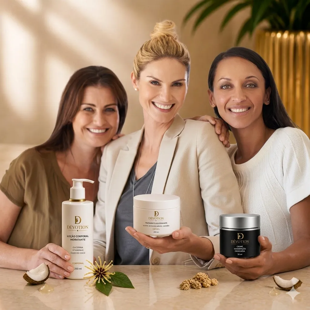 Retrato editorial de mulher elegante em blusa de seda — Embaixadora Dévotion